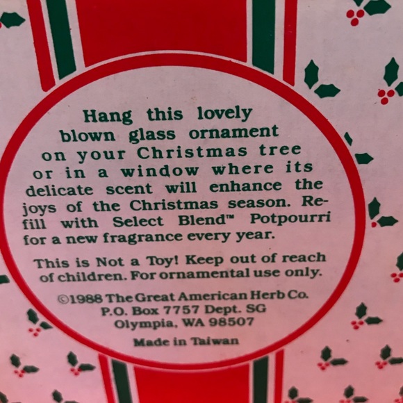 VWB. Vintage Potpourri Ornament - Picture 5 of 7